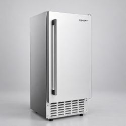 EUHOMY 15 in. Nugget Ice Maker – Stainless Steel