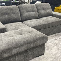 Kevin Sectional (Pull out Bed), Furniture Livingroom Couch 