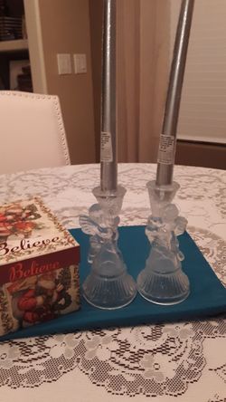 Christmas Cherub Candleholders