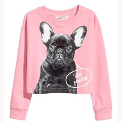 NWT✨ H&M Girls printed sweatshirt For Sale !!!