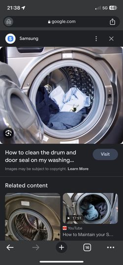 ISO: Washing Machine Cleaner/Service
