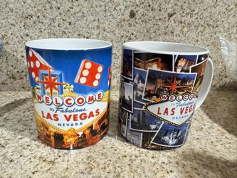 2x New Las Vegas Souvenir Mugs