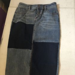 Womans Jean Skirt
