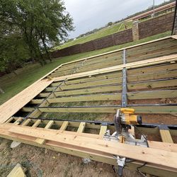 Framing deck porches