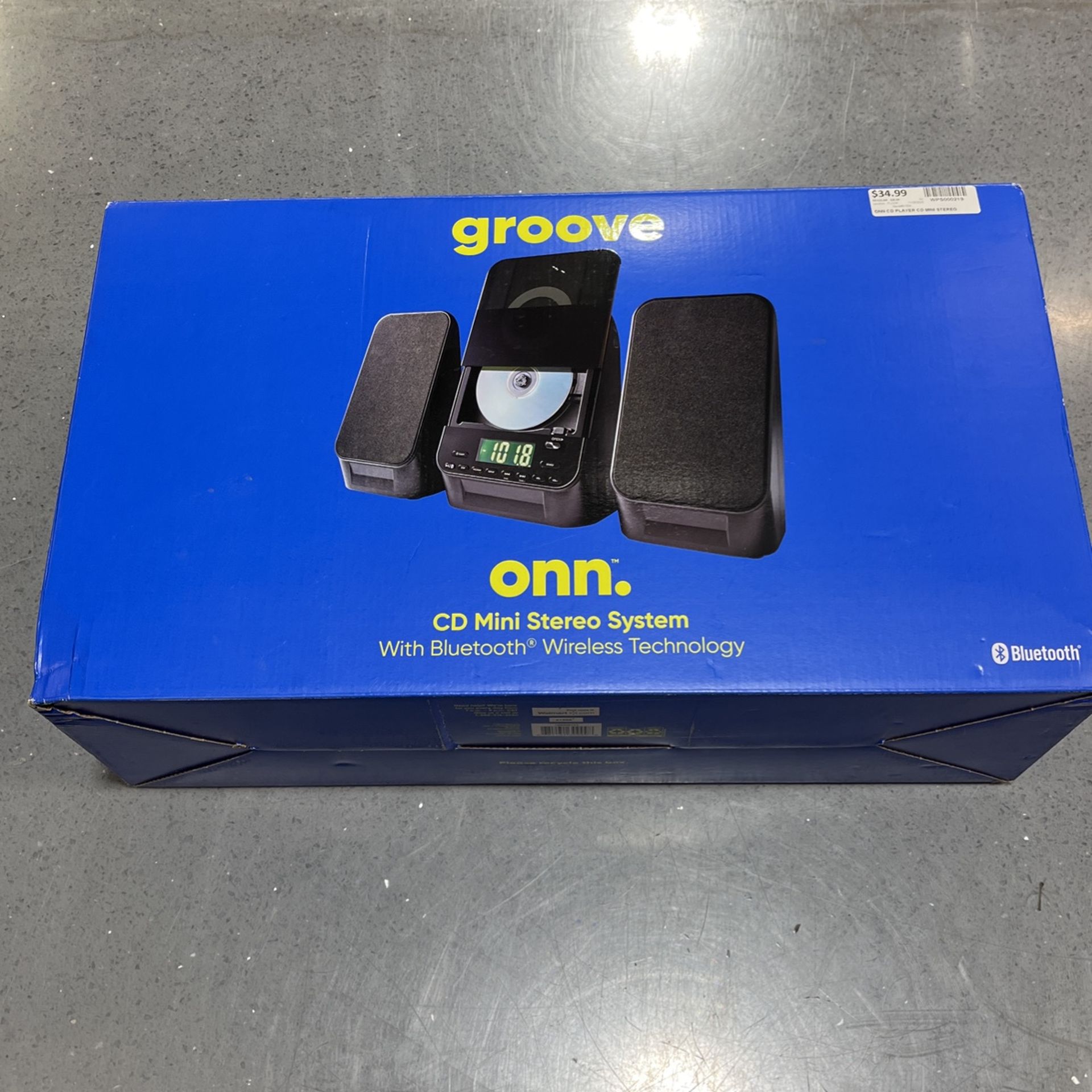 Onn Cd Mini Stereo System With Bluetooth