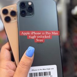 Apple iPhone 11 Pro Max 64gb Unlocked 
