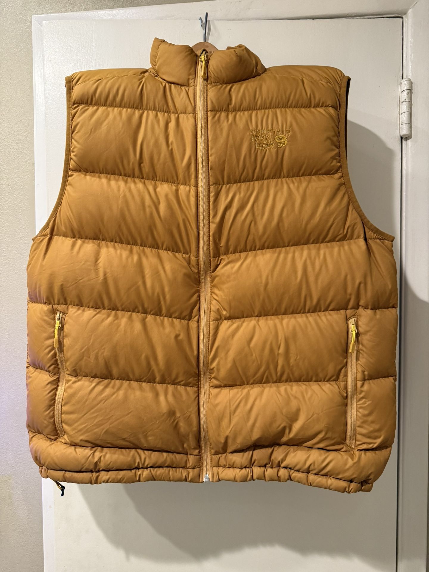 Save 51% Mountain Hardwear Ghost Whisperer Vest - Mustard - Men’s XL - Excellent Used Condition