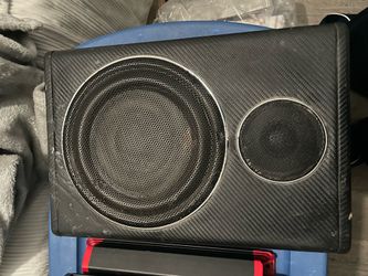 Amplifier with built in sub and tweeter