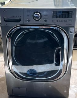 LG Front Load Washing Machine Graphite Steel