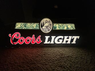 Vintage Coors Light Pool Table Light