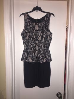 Nude and black Heart Soul dress