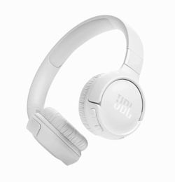 JBL Tune 520BT Pure Bass Wireless Bluetooth Headphones (White) | New, Sealed