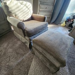 Matching Gliding Rocker & Gliding Ottoman