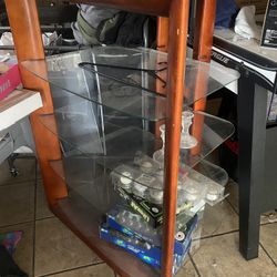 Corner Glass Shelve / Furniture 