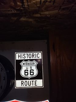 12x14 Route 66 Reflective Street Sign