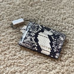MARC JACOBS snakeskin print card holder