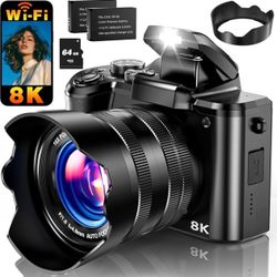🎁🎄8K Digital Camera，Brand New