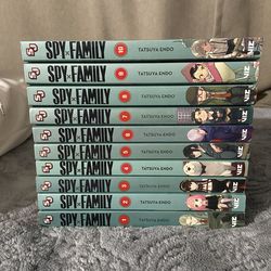 Spy x Family manga volumes 1-10