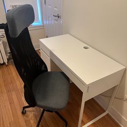 Ergonomic Office Chair plus Desk for Free