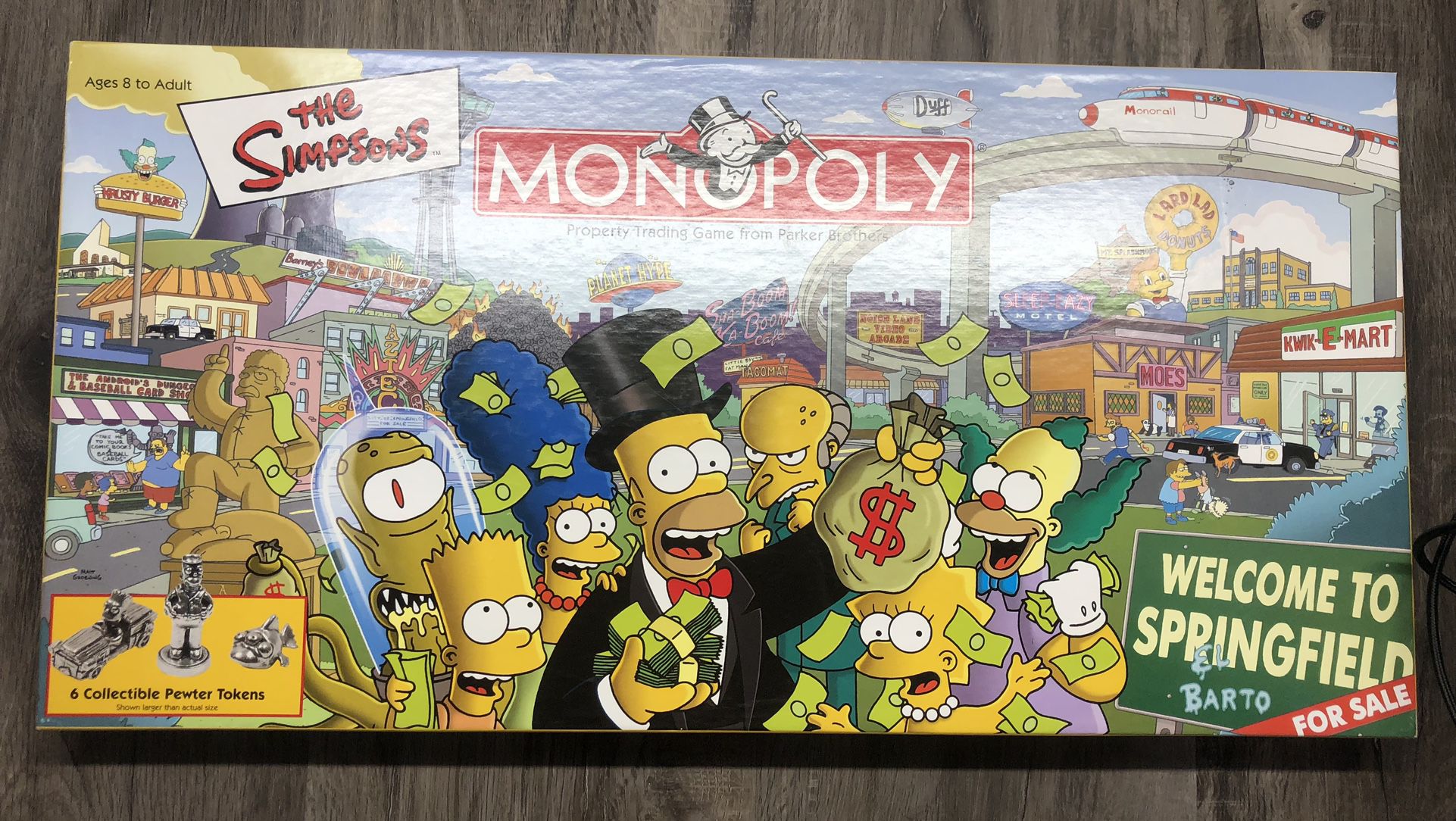 The Simpsons Monopoly Board Game 