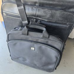 Computer bag + suit bag combo 
