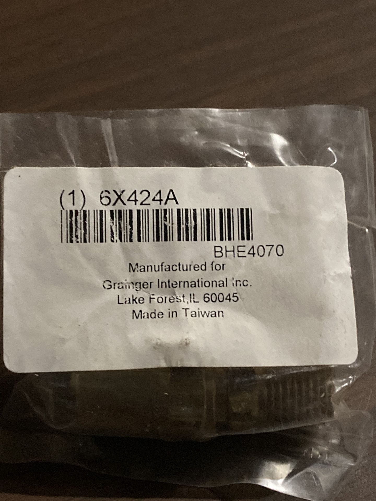 SPEEDAIRE 6X424 Hydraulic Hose Fitting,Brass,3/8,(M)NPT