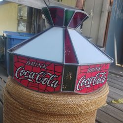 Coca-Cola lamp.