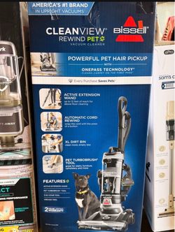 Bissell CleanView Rewind Pet Vacuum Cleaner Brand New In Box