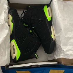 Air Jordan 6 Retro (GS) Green Glow 