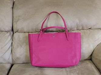 TORY BURCH SAFFIANO LEATHER TOTE HANDBAG - NEW