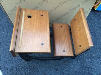 Cast iron n wood doll desk