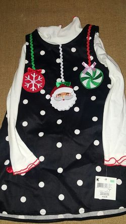 Holiday Editions Holiday Dress Santa 4t