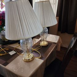 Vintage Glass Table Lamp Underwriters Laboratories Sleek Vintage Lamps With Shade