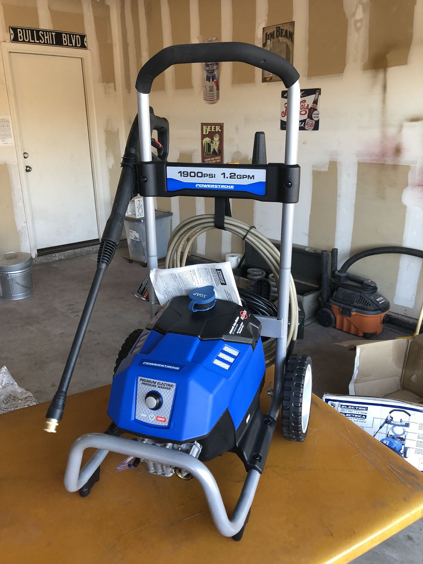 New electric pressure washer