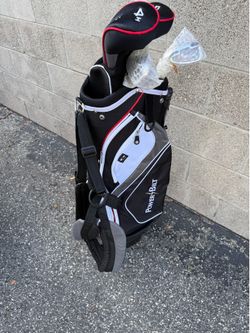 Powerbilt Golf Bag W/ Clubs (Lefty)
