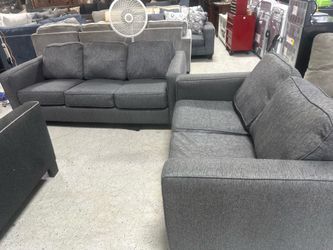 Sofa and Loveseat grey