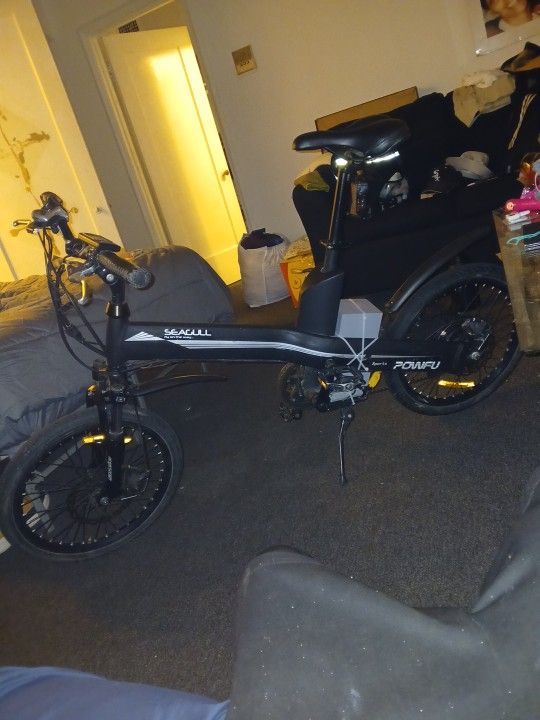 Electric Bike Peddle And Handle Bar Operated