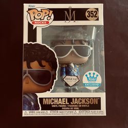 Funko Pop - Michael Jackson Authentic Pop Rocks #352 Grammy 1984 Diamond Exclusive Vinyl Figure