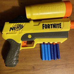 Nerf And Fortnite Crossover Silenced Pistol (With Detachable silencer)