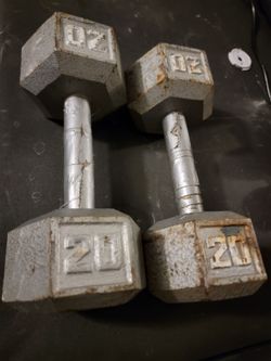 20 Lbs dumbbells