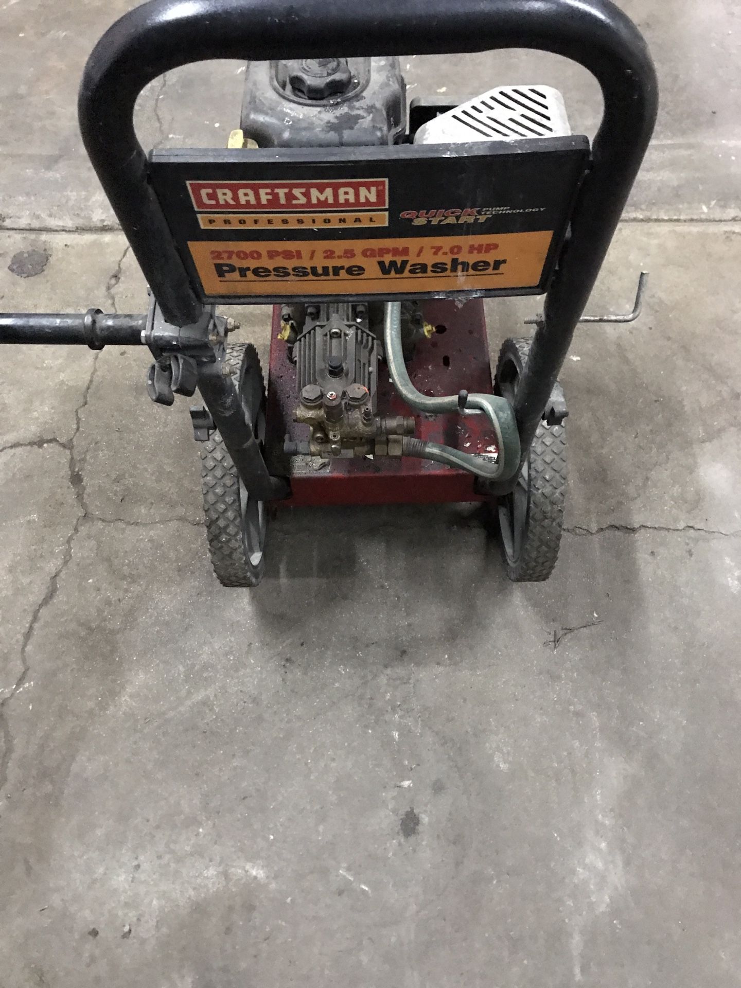 CRAFTSMAN Gas power washer 7.0hp 2700 psi for Sale in Lockport, IL ...