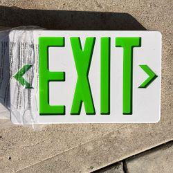 LED Exit Signs 6- Pc 