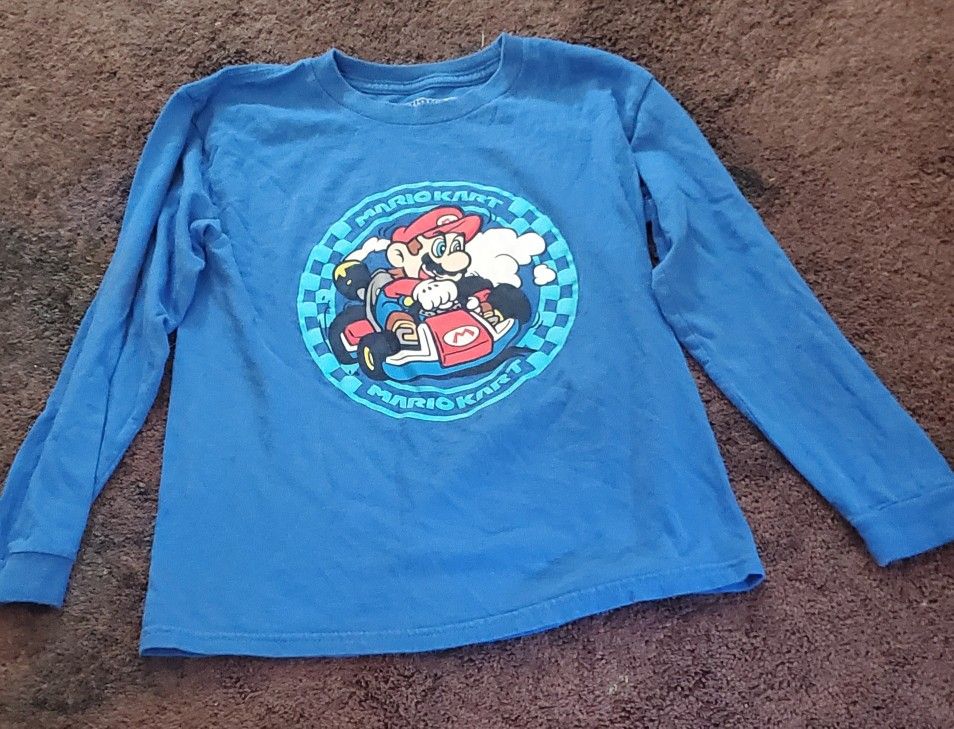 Super Mario Boys Shirt Size Small