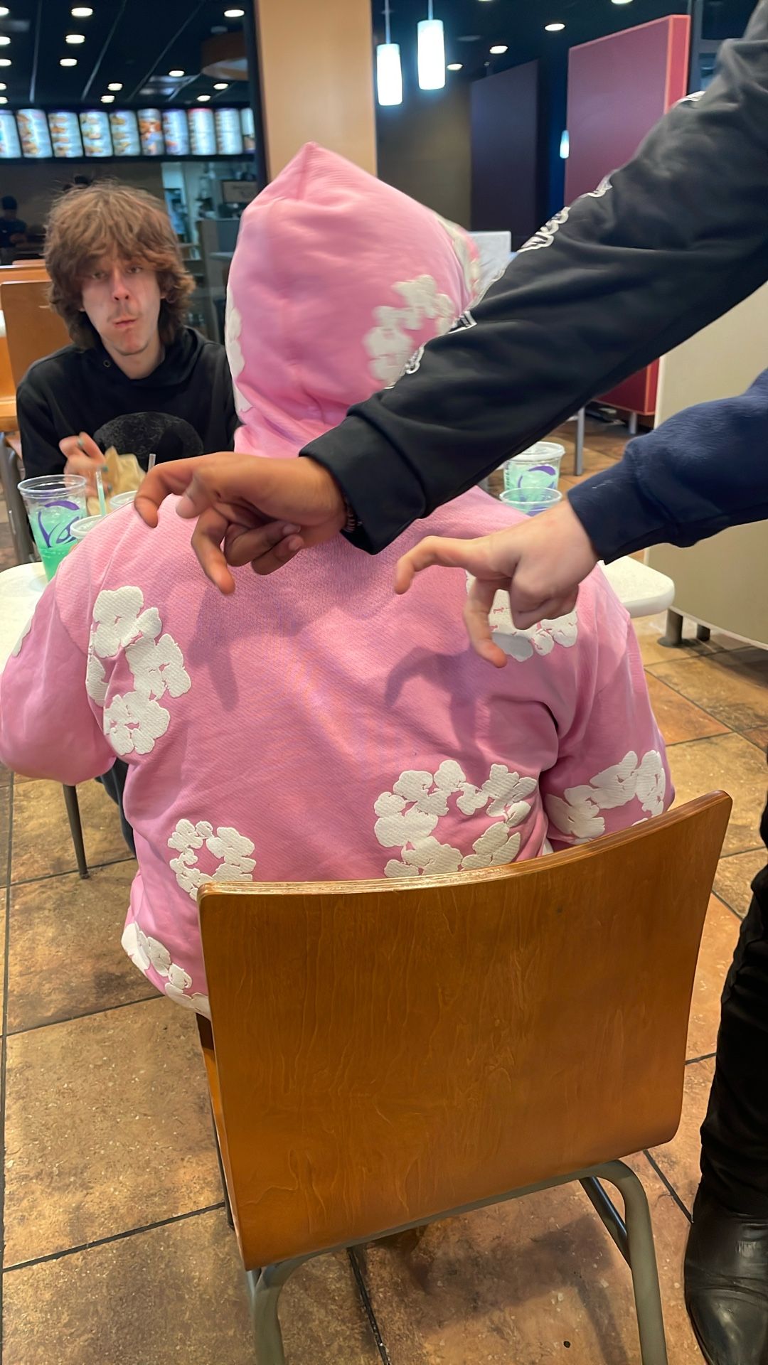 DENIM TEARS HOODIE (PINK)