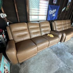 Leather couch