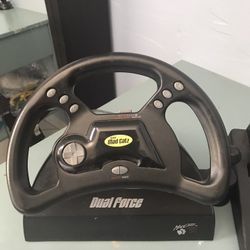 Team Mad Cats  Dual Force  Steering Wheel And Pedals