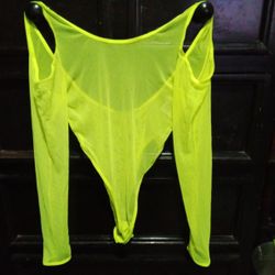 Fluorescent Green Bodysuit