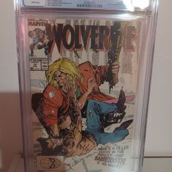 Wolverine Comic #10 First Time Of Sabretooth CGC Graded 9.0