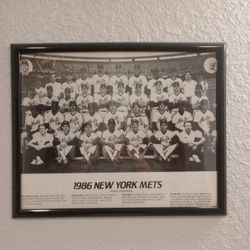 1986 New York Mets - Signed Team Photo