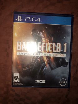Battle field one for ps4
